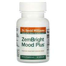 Dr. Williams, ZemBright Mood Plus, Підтримка стресу, 30 капсул