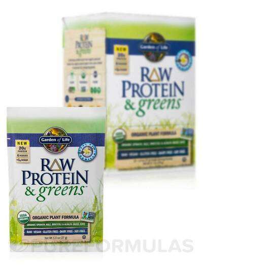 Фото товару Raw Protein and Greens Vanilla Tray 10 Packets
