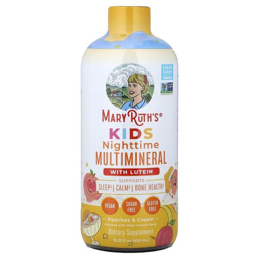 Основное фото товара Kids Nighttime Multivitamin With Lutein Peaches, Мультивитамины, 