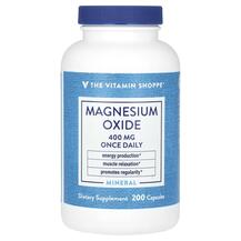 Магній Magnesium Oxide 400 mg TheVitaminShoppe