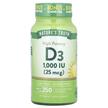 Фото товару Nature's Truth, Vitamin D3 1000 IU, Вітамін D3, 250 капсул
