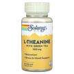 Фото товару Solaray, L-Theanine With Green Tea 200 mg, Екстракт Зеленого Ч...