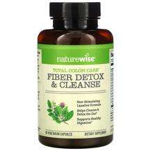 Naturewise, Клетчатка, Fiber Detox & Cleanse, 60 капсул