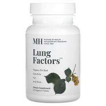MH, Lung Factors, Підтримка органів дихання, 60 таблеток