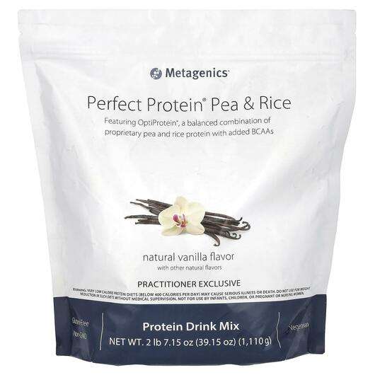 Основное фото товара Metagenics, Гороховый Протеин, Perfect Protein Pea & Rice ...