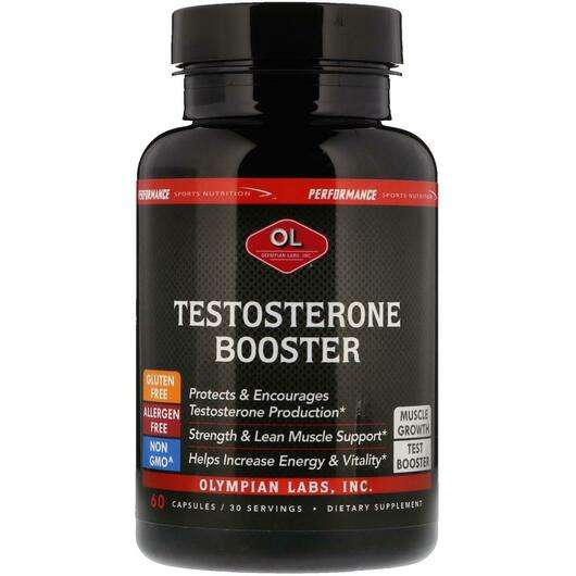 Testosterone Booster, Тестостероновий бустер, 60 капсул
