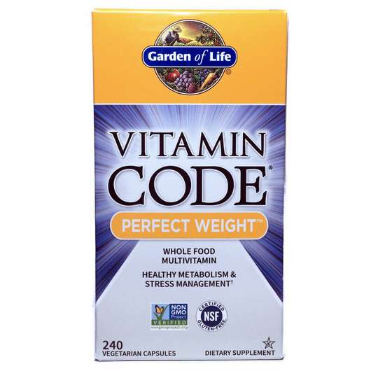 Vitamin Code Perfect Weight, Контроль ваги, 240 капсул