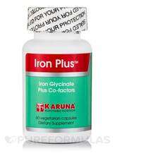 Karuna Health, Iron Plus, Залізо, 60 капсул