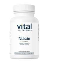 Вітамін B3 Ніацин Niacin 500 mg Vital Nutrients