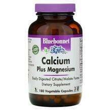 Bluebonnet, Кальций Магний, Calcium Plus Magnesium, 180 капсул
