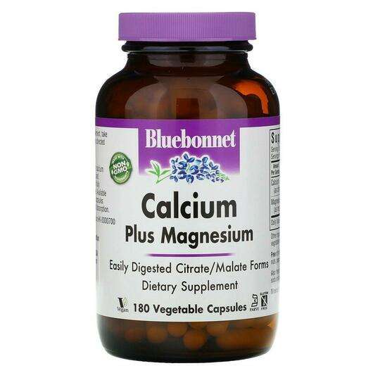 Calcium Plus Magnesium, Кальцій Магний, 180 капсул