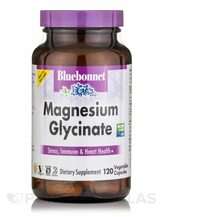 Bluebonnet, Глицинат Магния, Magnesium Glycinate, 120 капсул