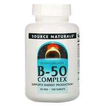 Source Naturals, B-50 Complex 50 mg, 100 Tablets