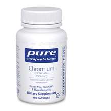 Pure Encapsulations, Chromium picolinate 200 mcg, Хром, 180 ка...