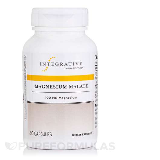 Основное фото товара Integrative Therapeutics, Магний Малат, Magnesium Malate, 90 к...