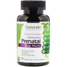 Emerald, Prenatal 1-Daily Multi, Вітаміни для вагітних, 30 капсул