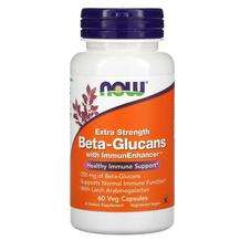 Now, Beta-Glucans with ImmunEnhancer Extra Strength 250 mg, 60...