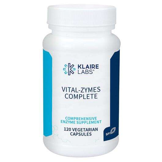 Vital-Zymes Complete, Ферменты с DPP-IV, 120 капсул