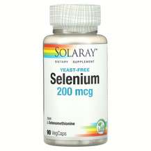 Solaray, Selenium 200 mcg, 90 VegCaps