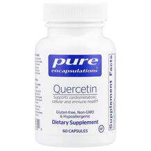 Pure Encapsulations, Quercetin, Кверцетин 500 мг, 60 капсул