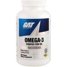 GAT, Omega-3 Lemon, Риб'ячий жир Омега-3, 90 капсул