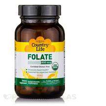 Organic Folate 800 mcg Orange Flavor, L-5-метилтетрагідрофолат...