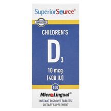 Вітамін D3 Children's D3 400 IU Superior Source