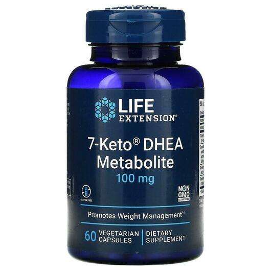 Основне фото товара Life Extension, 7-Keto DHEA Metabolite 100 mg, 7-кето DHEA мет...