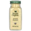 Фото товару Simply Organic, Ground Mustard, Спеції, 75 г