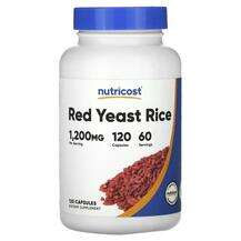 Nutricost, Red Yeast Rice 1200 mg, Червоний дріжджовий рис, 12...