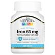 Фото товара 21st Century, Железо, Iron 65 mg, 120 таблеток