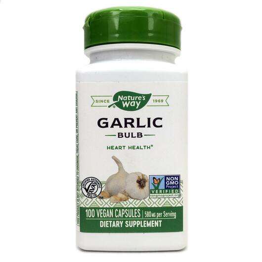 Garlic Bulb 580 mg, Часник 580 мг, 100 капсул