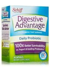 Schiff, Digestive Advantage Daily Probiotic, Пробіотики, 30 ка...