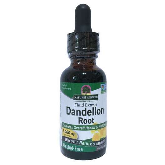 Dandelion 2000 mg, Одуванчик 2000 мг, 30 мл