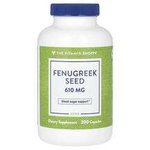 The Vitamin Shoppe, Fenugreek Seed 610 mg, 200 Capsules