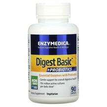 Enzymedica, Ферменты + Пробиотики, Digest Basic + Probiotics, ...
