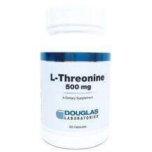 Douglas Laboratories, L-Threonine 500 mg, L-Трінеон, 60 капсул