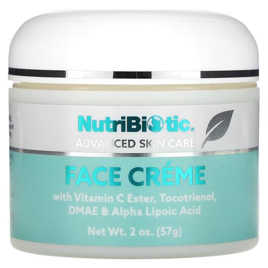 Основне фото товара NutriBiotic, Face Cream, Крем, 57 г