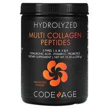 CodeAge, Коллаген, Hydrolyzed Multi Collagen Peptides Powder U...