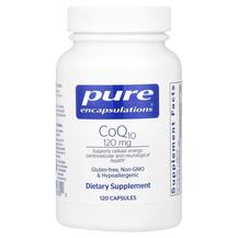 CoQ10 120 mg Коэнзим CoQ10 Pure Encapsulations