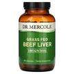 Dr. Mercola, Бычья печень, Grass Fed Beef Liver 500 mg, 180 ка...