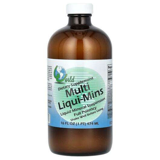 Основне фото товара World Organic, Multi Liqui-Mins, Мультивітаміни, 474 мл