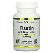California Gold Nutrition, Физетин с новусетином 100 мг, Fiset...