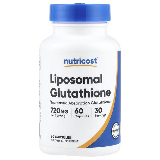 Основне фото товара Liposomal Glutathione, Ліпосомальний Глутатіон, 60 капсул