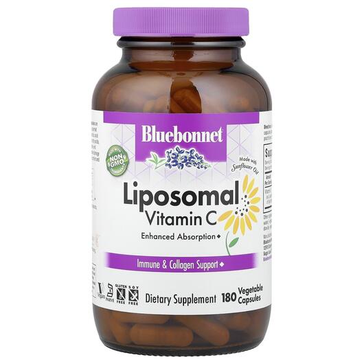 Основное фото товара Витамин C Липосомальный, Liposomal Vitamin C, 180 капсул