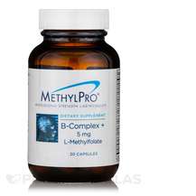 MethylPro, B-комплекс, B-Complex + 5 mg L-Methylfolate, 30 капсул