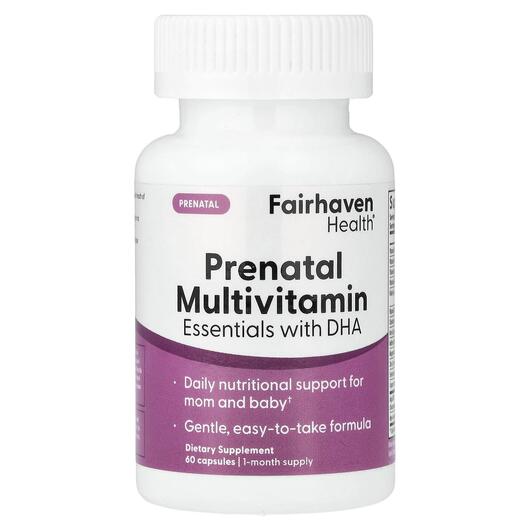 Основне фото товара Prenatal Multivitamin Essentials with, Вітаміни для вагітних, 60 