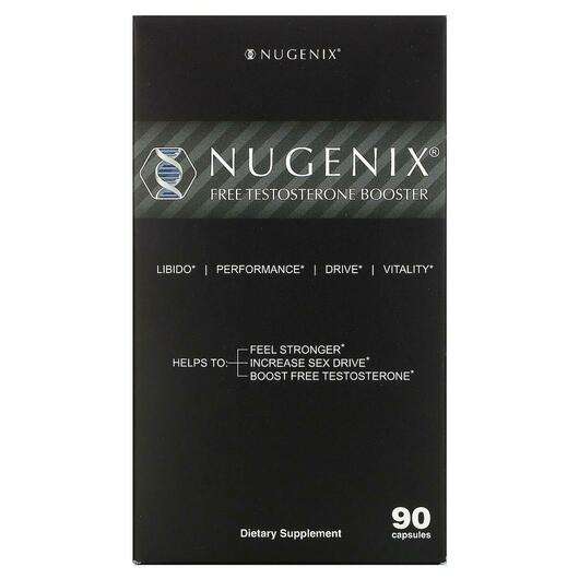 Основне фото товара Nugenix, Free Testosterone Booster, Бустер Тестостерону, 90 ка...