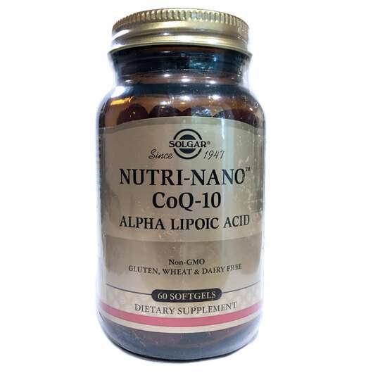 Фото товара Nutri-Nano CoQ-10 Alpha Lipoic Acid