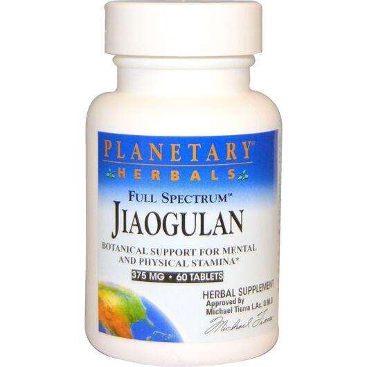 Основное фото товара Planetary Herbals, Гиностемма, Full Spectrum Jiaogulan 375 mg,...